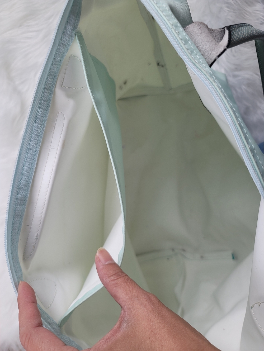 Lobgchamp Blue Tote L Bag - Picture 12 of 13